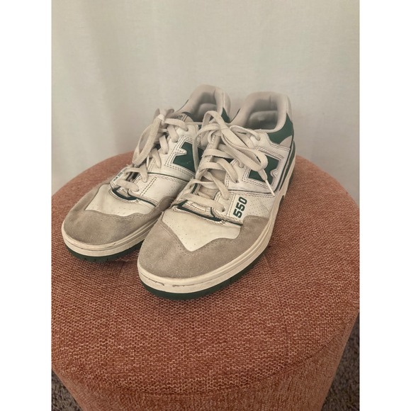New Balance Other - New Balance 550 Mens White Green Sneakers BB550WT1 Low Top Shoes Size 10
